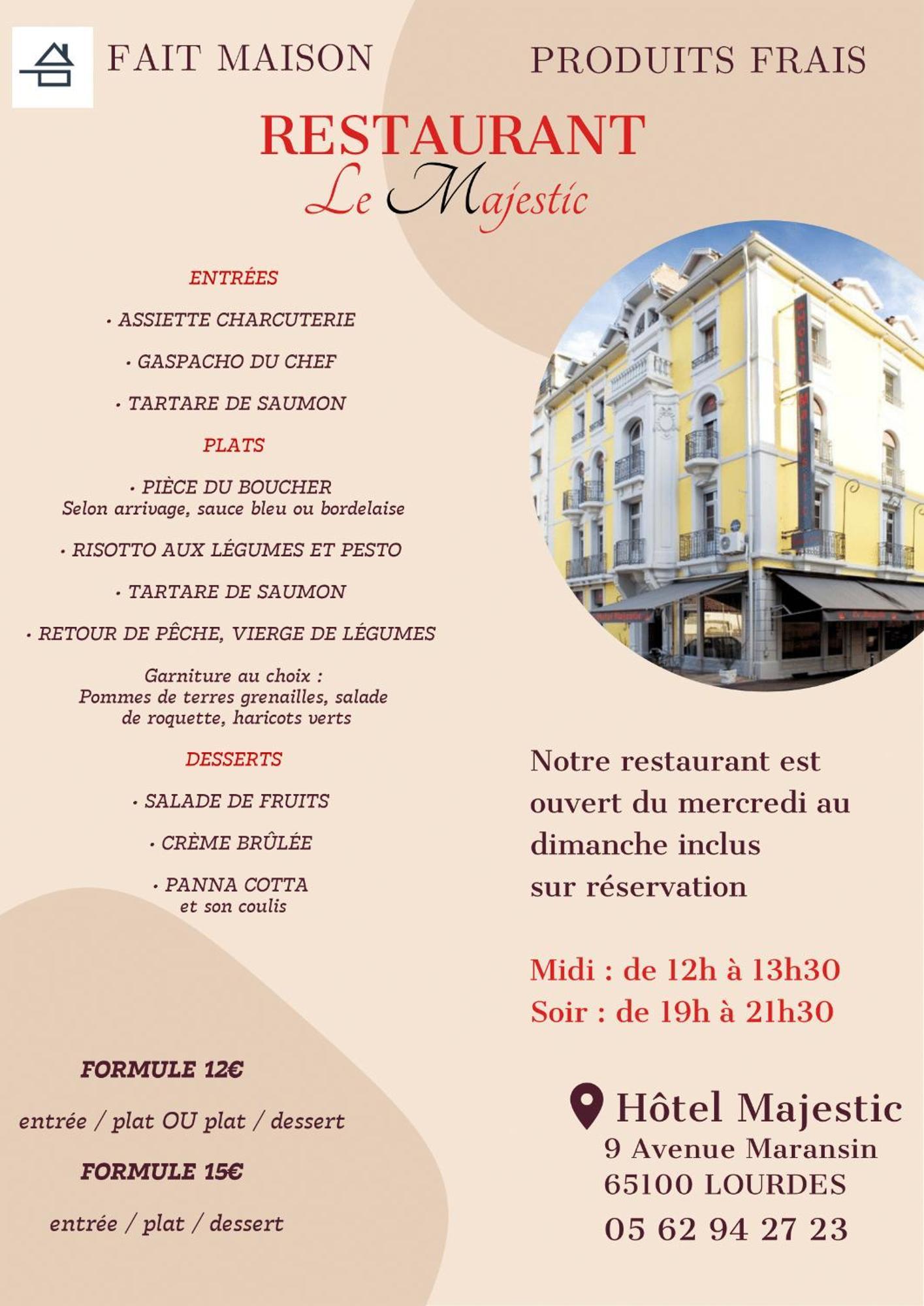 Le Petit Majestic Hotel Lourdes Exterior photo